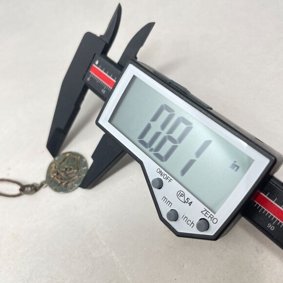 Banana Republic Virgo‎ Zodiac Disc Necklace Marked Sterling Silver Pendant - Picture 7 of 8